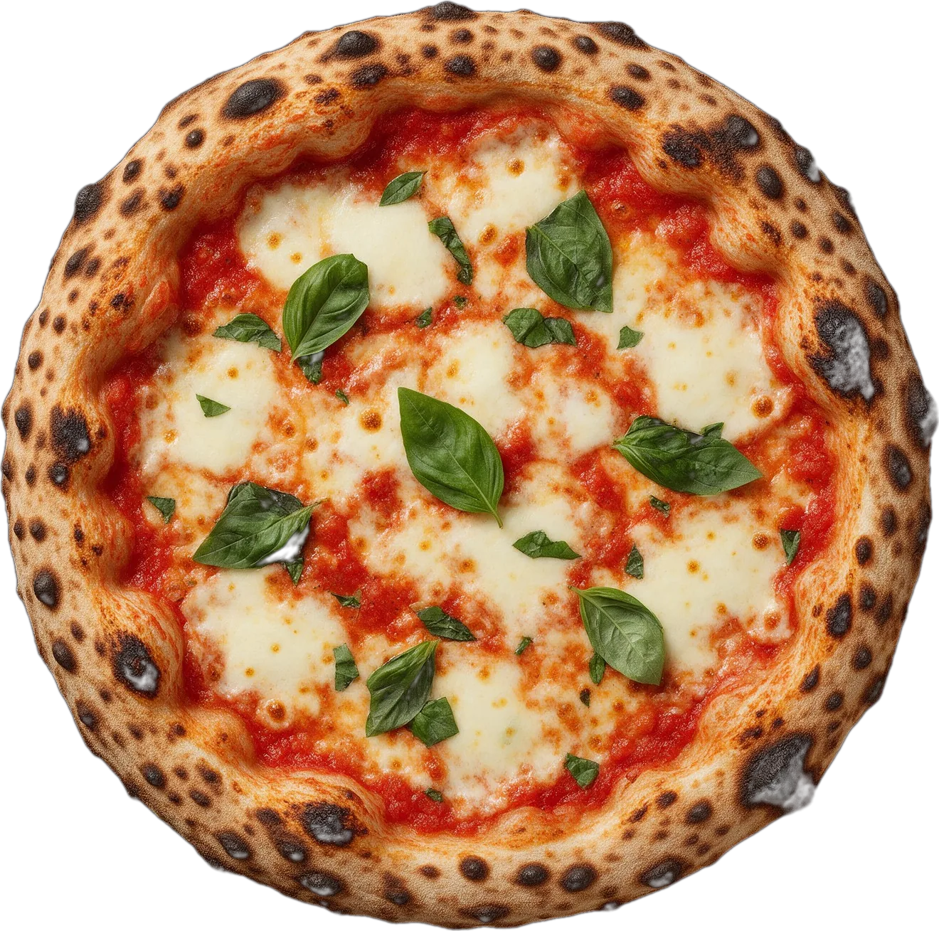 Pizza Régal vue du dessus
